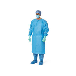 Bata impermeable desechable médica de fábrica Buzos Desechables, mono barato, mono de Material PP PE - Product Image 1
