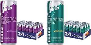 เรดบูล วินเทอร์ อิดิชั่น ไอซ์ วานิลลา เบอร์รี่ แพ็ค 24 กระป๋อง 250 มล. เครื่องดื่มให้พลังงาน ไขมันต่ำ ปราศจากน้ำตาล คาร์บอนต่ำ ผสมโสม บรรจุกล่อง/ถุง - Product Image 4