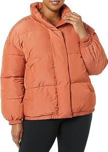 Femmes grande taille manteau à bulles Terracota doudoune hiver Streetwear court utilitaire manteaux imperméable chaud Design à la mode - Product Image 2