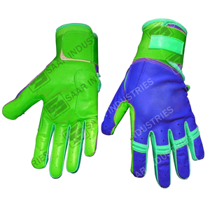 SAAR INDUSTRIES Baseball Batting <b>Gloves</b>-Brand New Leather Custom Color & Logo for Baseball & Soft <b>Ball</b> - Product Image 4