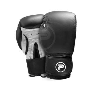 Guantes de boxeo de cuero para hombre de tamaño adulto de alta calidad Equipo esencial de artes marciales y boxeo de alta calidad - Product Image 1