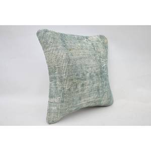 Gris Laine Kantha Patchwork Oreiller 12x12 Pouces Coussin Décoratif Vintage Coeur Brodé Impression Conception Literie Sol Portable - Product Image 2