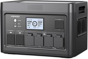 Estación de Energía Portátil de 2400W y 1843Wh con Batería de Iones de Litio LiFePO4, Generador Solar con Puerto para RV - Product Image 2