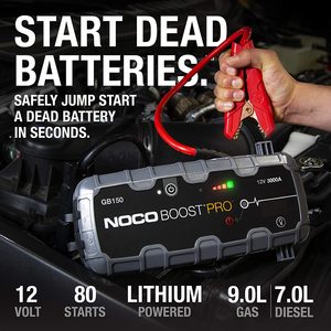 Boîtier de démarrage d'urgence pour véhicules professionnels, tracteurs, VTT / UTV, 3 000 ampères (12 V) - Product Image 2