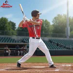 Maillot de baseball de la série Premium, tissu sergé haute densité, jersey de jeu cousu, maillot de baseball - Product Image 3