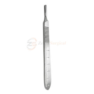 Nouveauté Source d'alimentation manuelle en acier inoxydable de qualité supérieure Poignées d'instruments chirurgicaux Scalpel à prise confortable - Product Image 2