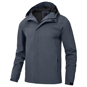 Chaquetas de hombre Estilo vintage Chaqueta informal de cuello alto Primavera y otoño Nuevo color sólido con bolsillo grande y cremallera - Product Image 6