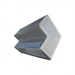 Pleno de retorno curvo aislado de 90 grados para sistemas HVAC por conductos 300x1600x400 para aires acondicionados - Product Image 3