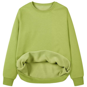 Womens Crewneck Sweatshirt with Fleece Lining, Custom Logo Printing, Soft Fabric, Bulk Order Discounts - Product Image 1