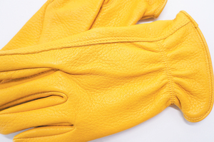 ถุงมือขับรถหนังเกรดพรีเมียม ลายหนังแท้ บุซับในอุ่นสำหรับฤดูหนาว แบบ OEM - Product Image 6