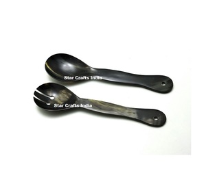 Cuillère en corne de haute qualité avec manche design, cuillère de service en corne, produit à succès pour la maison et l'hôtel, style moderne - Product Image 1