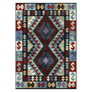 Tapis RUGS DEPOT LXDP-0305, vente en gros, gris anthracite, vintage, oriental, imprimé numériquement, lavable en machine, chenille, tapis de salon, antidérapant - Product Image 1