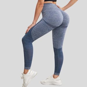 กางเกงโยคะผู้หญิง ผ้าเนื้อนุ่ม ดีไซน์สวย ป้องกันริ้วรอย ผลิตจำนวนมาก ผ้ากันน้ำ ระบายอากาศดี บริการ OEM - Product Image 2