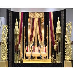 Décoration de scène de réception de mariage marocaine élégante, scène de mariage royal sur le thème marocain, scène de mariage marocaine exclusive, scène de mariage marocaine en Virginie - Product Image 1