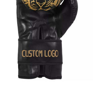 ถุงมือชกมวยหนังแท้คุณภาพสูงสำหรับมืออาชีพ ขายส่ง MOQ ต่ำ ยืดหยุ่น กันน้ำ ปิดแบบผูกเชือก ผลิตในปากีสถาน เหมาะสำหรับ MMA มวยไทย - Product Image 4