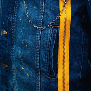 Veste jean pour hommes Bule dernière conception de jeans de haute qualité prix de gros vestes pour hommes vestes pour hommes - Product Image 5