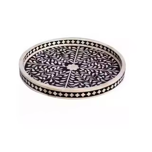 ถาดกลมสำหรับตกแต่งบ้านหรืออาหารงานประดิษฐ์ทำมือถาดกลมขนาดทันสมัยทนทานออกแบบได้ตามต้องการ - Product Image 1