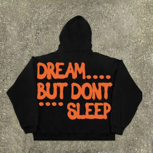 Sweat à capuche zippé avec logo brodé personnalisé de qualité supérieure Streetwear Sweat à capuche zippé imprimé en polaire lourde - Product Image 2