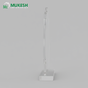 Trofeo de Acrílico Pulido Duradero Elite Shield con Grabado en Letterpress y Bordes Únicos para Premios Corporativos y Empleados - Product Image 3