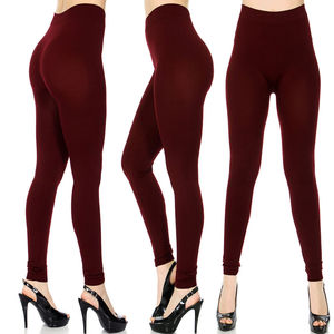 Leggings de sport élégants pour femmes Spandex/Nylon tricoté haute performance Logo personnalisé taille Gym Yoga antibactérien respirant - Product Image 3