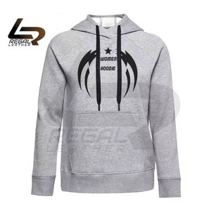 2025เสื้อฮู้ดสวมหัวผ้าฟลีซลำลองสำหรับสตรีแขนยาวทรงสลิมฟิตพร้อมโลโก้ปรับแต่งโลโก้ด้านหน้าสำหรับฤดูหนาว - Product Image 1