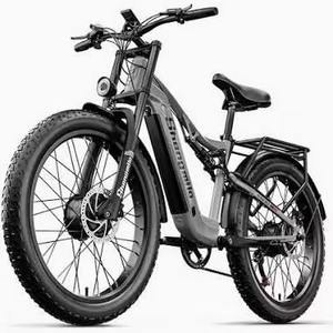 Bicicleta Eléctrica Shengmilo S600 para Adultos, 2000W, E-Mountain para Hombre con Dos Motores, Batería de 48V840WH, Neumático Grueso de 26 Pulgadas - Product Image 2