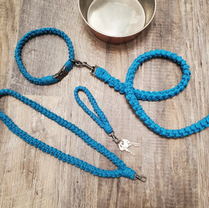 Stone Grey Organic Cotton Rope <b>Dog</b> <b>Leash</b> Pet Supplies Accessory Customized Colored Cotton Rope Handmade <b>Dog</b> <b>Leash</b> Pet <b>Leash</b> Set - Product Image 2