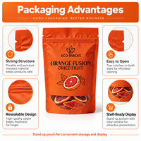 Sacs Mylar Personnalisés Anti-Humidité en Gros - Doypack Autoportant à Fermeture Éclair pour Popcorn, Crackers et Snacks