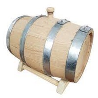 Gros baril de chêne 5L grand tonneau de vin rouge en bois avec logo personnalisé pour le stockage de la bière