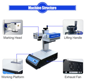 Máquina de <span class=keywords><strong>Grabado</strong></span> y Marcado Láser UV de 3W 5W 10W para Metal, Vidrio, Madera, Acrílico, Cristal, Plástico, Joyería - Product Image 3
