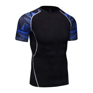 เสื้อรัดกล้ามเนื้อสำหรับผู้ชาย BJJ ปี 2026 ขายส่ง พิมพ์ลายด้วยความร้อน ระบายอากาศได้ดี ป้องกันแบคทีเรีย UPF50+ เป็นมิตรกับสิ่งแวดล้อม ผลิตจากโพลีเอสเตอร์/ไนลอน 160 กรัม - Product Image 3