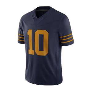 Ligero transpirable que absorbe la humedad Teamwear hombres mujeres jóvenes camisas sublimación personalizada camisetas de fútbol americano - Product Image 2