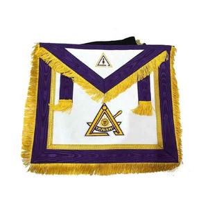 Vente en gros de haute qualité tabliers maçonniques Regalia personnalisés avec logo brodé meilleur matériel à bas prix - Product Image 3