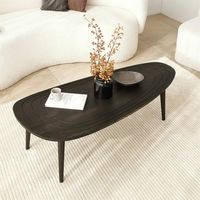 Grande table basse en bois durable parfaite pour la décoration de salon spacieux et l'agencement pratique de meubles de maison