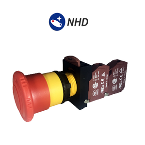 Interrupteur d'urgence NPB22-T02R, rotation pour déverrouiller, 2NC, rouge, tête de 40 mm - Product Image 4
