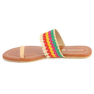 Pantuflas Bordadas para Mujer (SA-011) - Color Fawn - Product Image 5