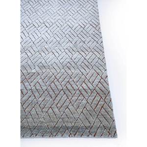 พรมไหมพรมและไหมทอมือลายเรขาคณิตและลวดลายนามธรรม รุ่น Azalea สำหรับบ้านวัยรุ่นหรือทางเดิน รูปทรงสี่เหลี่ยมผืนผ้า รุ่น AIWS-3005 - Product Image 4