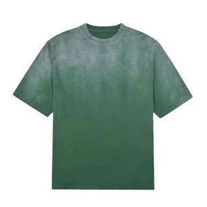 T-shirt respirant de qualité supérieure pour hommes délavé à l'acide 100% coton surdimensionné T-shirts graphiques pour hommes de grande taille - Product Image 2