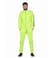 Survêtement d'été personnalisé unisexe 2 pièces en polaire Spandex/Polyester, fermeture éclair intégrale, taille élastique, respirant, coupe ajustée ou oversize