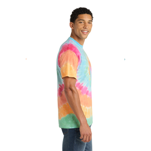 T-shirt classique à motif tie-dye en spirale, coton de haute qualité, unisexe, haut tendance, impression de logo personnalisée, fournisseur en gros, t-shirt pour homme - Product Image 4