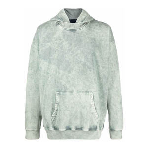 Sudadera con capucha y pantalones de chándal holgados para mujer, personalizados, con lavado ácido, bordados, transpirables, con capucha frontal, estilo urbano estampado - Product Image 6