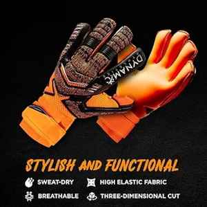 Portero profesional Manejo de pelota de nivel superior Transpirable Antideslizante Látex alemán Diseño de corte negativo para uso en exteriores - Product Image 2