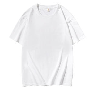 OEM personalizado 180g publicidad cultura camisa de manga corta de color sólido de algodón de los hombres sueltos de manga corta Camiseta de los hombres - Product Image 1