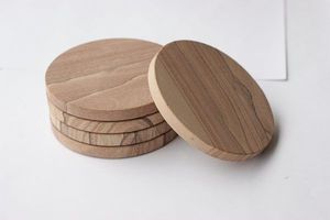 Sous-verre rond en bois assistant taille personnalisée fait à la main pour les articles de table et de cuisine en gros de haute qualité du Vietnam - Product Image 5