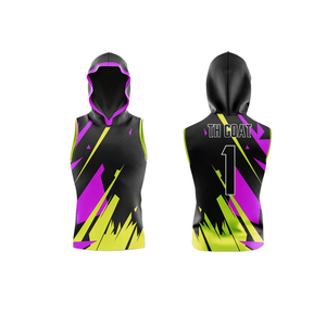 เสื้อฮู้ดฟุตบอล 7 คน แบบพิมพ์ลาย 3 มิติ พร้อมเสื้อกล้ามรัดรูป ชุดยูนิฟอร์ม 7v7 สกรีนโลโก้ทีมได้ตามสั่ง - Product Image 4