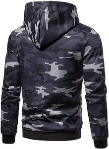 2023 nouveauté haut de haute qualité meilleur fait hommes survêtements pour l'hiver 65% coton 50% polaire noir couleur sport pull survêtement - Product Image 2