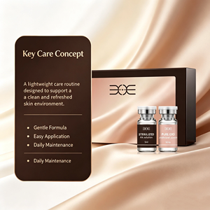 Kit professionnel de soins du visage pour salon : Poudre lyophilisée complexe d'exosomes et solution d'acide hyaluronique en flacon - Product Image 3