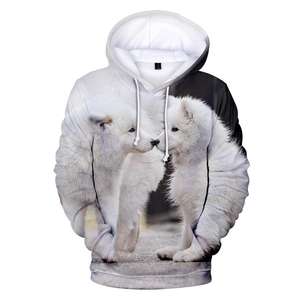 Sudaderas con capucha con estampado 3D de animales bonitos para hombres y mujeres, sudadera informal de Moda de Primavera y otoño, ropa de calle bonita - Product Image 5
