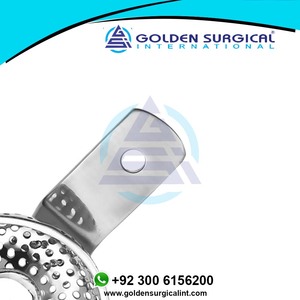 Bandeja de Impresión Dental, Prótesis Completa, Inferior, Perforada |   Bandeja de Ortodoncia para Dentaduras Postizas, Instrumentos de Ortodoncia - Product Image 4