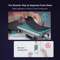 Refox RK10 Laser Machine Source de lumière UV Laser Machine pour téléphones mobiles Enlèvement d'écran Couverture arrière et dissolvant de cadre